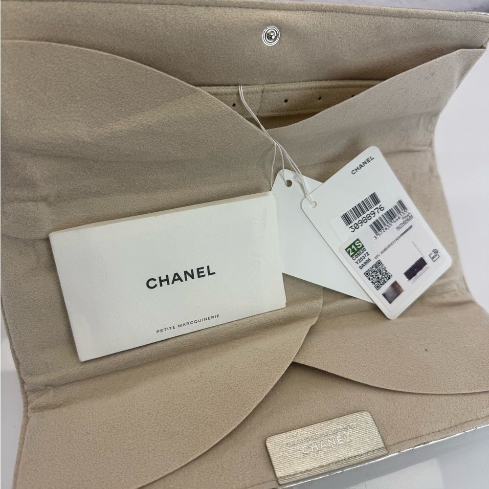 Chanel New Ruthenium Quilted Clutch Jewelry Bag - Picture 9 of 16